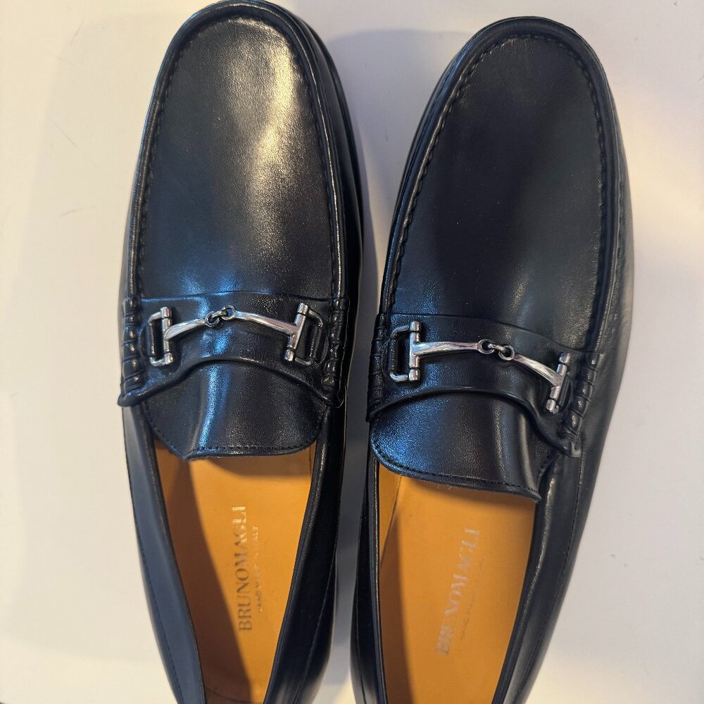 Bruno Magli Raging Bit Loafer in Black,  Size 10.5 NEVER worn